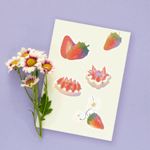 Stickers Fraise