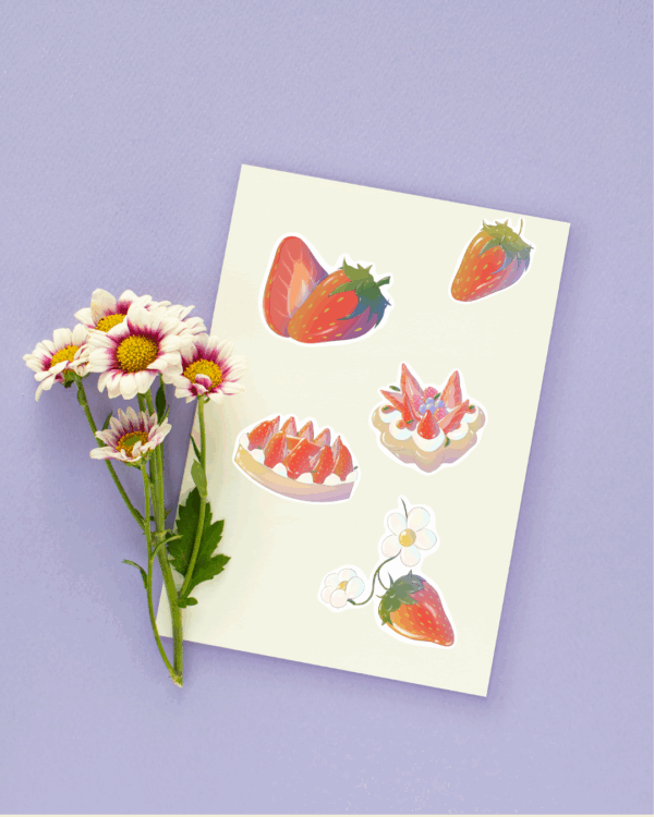 Stickers Fraise